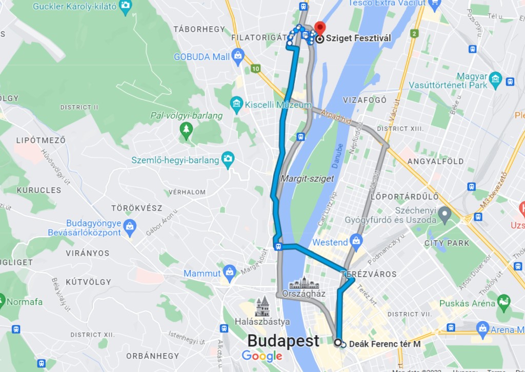sziget festival bus 9